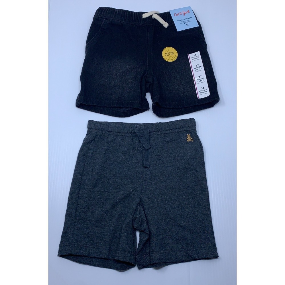 Toddler Boy Size 3T Gap Brannan Favortie Cat & Jack Pull On Shorts 2 Pieces New